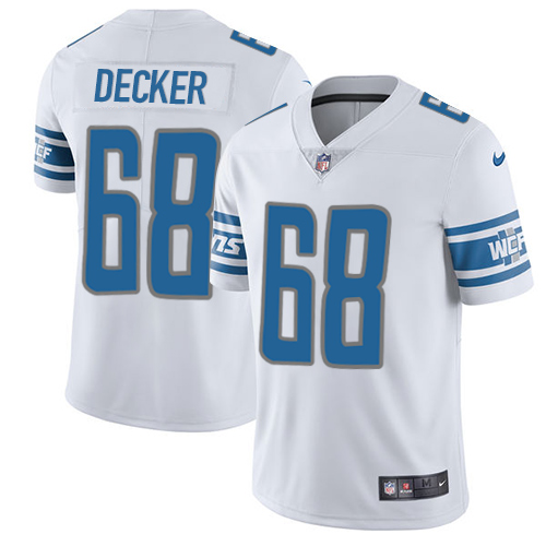 2019 Men Detroit Lions #68 Decker white Nike Vapor Untouchable Limited NFL Jersey->detroit lions->NFL Jersey